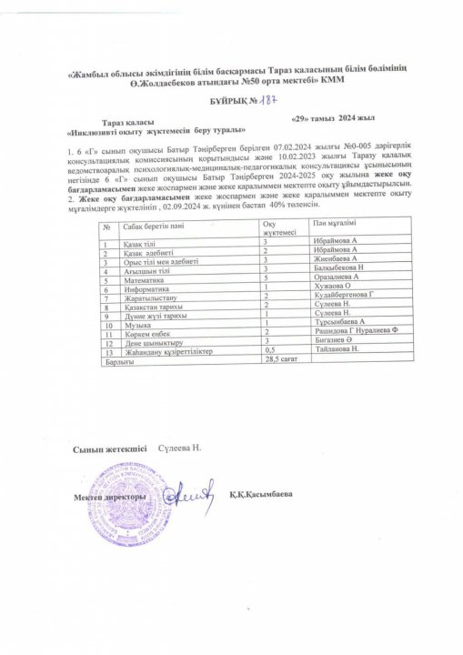 2024-2025 инклюзия